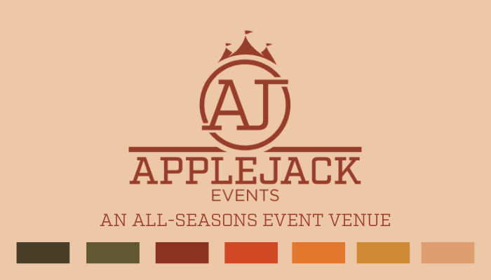 Applejack Events — business card sample by Studio Blasetti